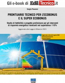 Prontuario tecnico per lâ€™Ecobonus e il Super Ecobonus - e-Book in pdf